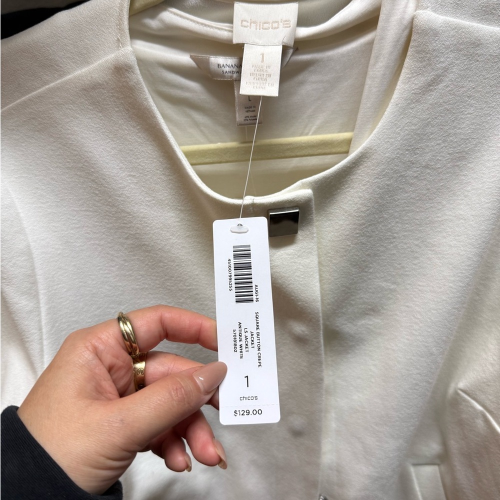 Chico's Ivory Jacket